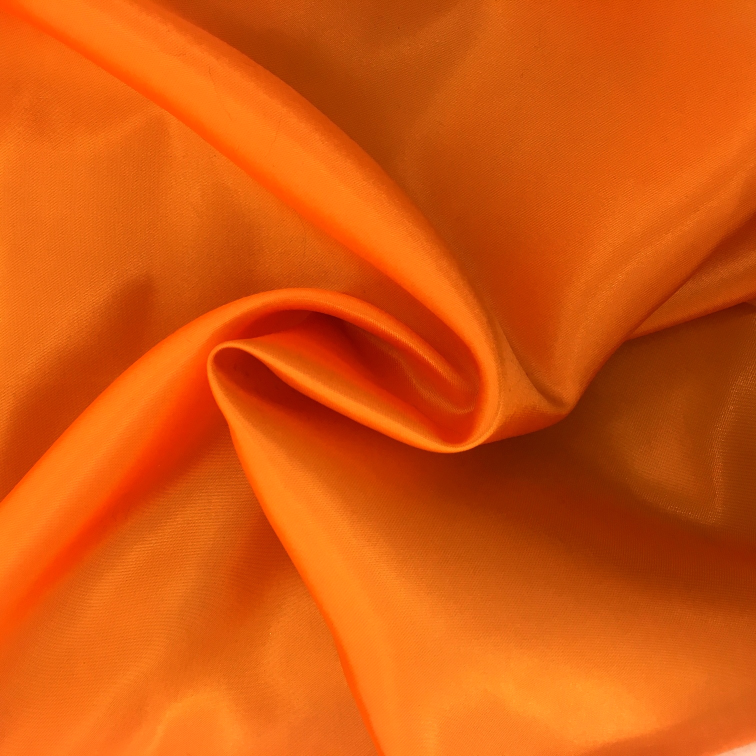 20 metres of Polyester Satin - Orange